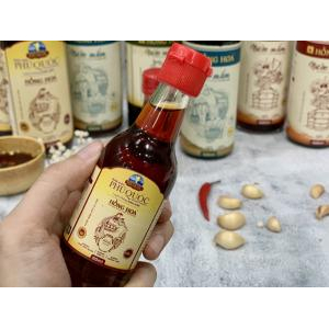 Nước Mắm Nhĩ Cá Cơm Truyền Thống Phú Quốc Hồng Hoa 40 Độ Đạm - Chai Thủy Tinh 60ml