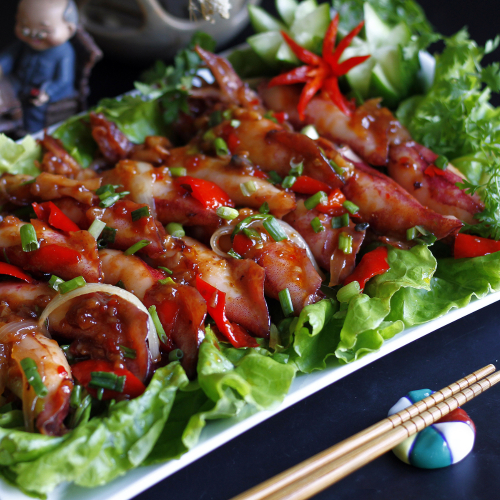 Mực Chiên Nước mắm