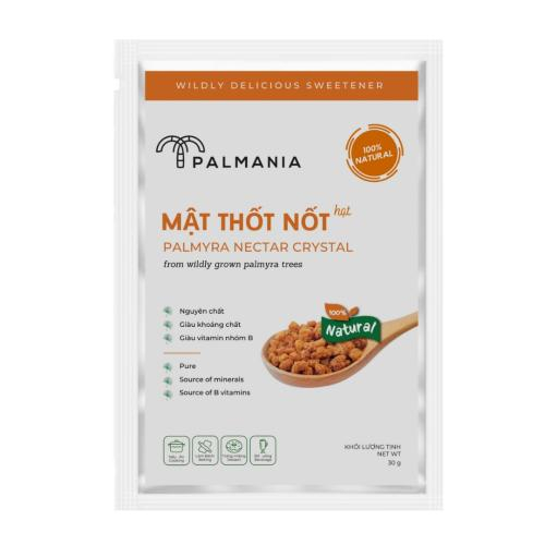Mật Thốt Nốt Hạt Palmania 30g - Palmyra Nectar Crystal