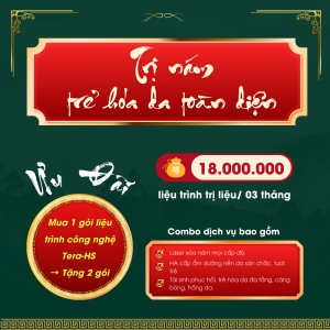 Gói Trị Nám Trẻ Hóa Da Toàn Diện Công Nghệ Tera-HS Hàn Quốc