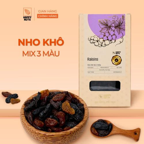 Nho Khô 3 Màu HAPPY NUTS 250g