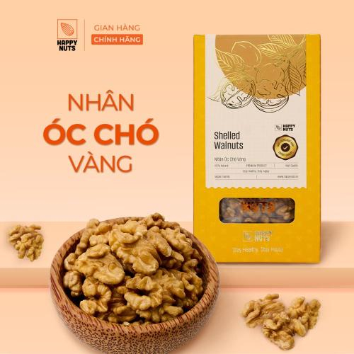 Nhân Óc Chó Vàng Happy Nuts 200g