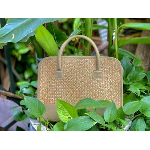 Cặp Laptop Cỏ Bàng 14" Thủ Công Chống Sốc | Thảo Điền Phú Mỹ