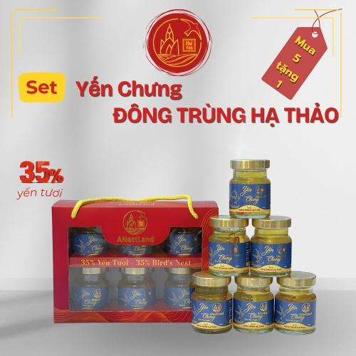 Set Yến Chưng Đông Trùng Hạ Thảo 6 Hũ